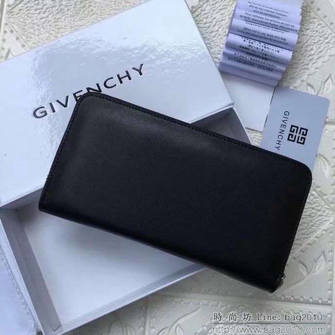 GlVENCHY紀梵希 2018最新 熱賣款式 專櫃品質 頂級進口牛皮 原版五金 拉鏈錢包 091888  tsg1052